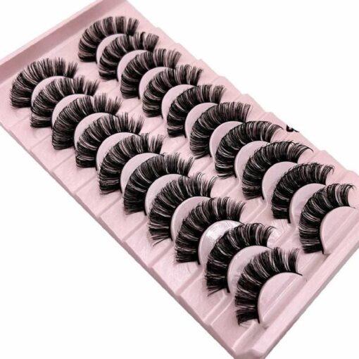 10 Pair Dramatic Faux Lashes