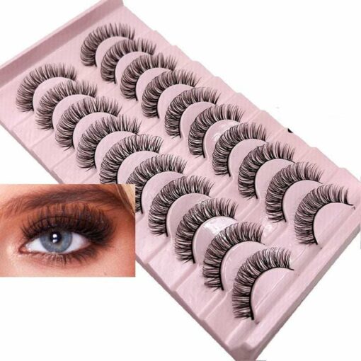 10 Pair Dramatic Faux Lashes